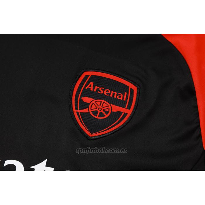 Chandal del Arsenal Manga Corta 2024-2025 Negro - Pantalon Corto